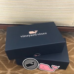 2 Vineyard Vines Gift Boxes w/ stickers